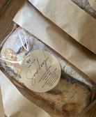 Delicious organic sourdough bread crafted with organic flour, water, salt, and wheat, available at a quaint farm store in Ellijay, GA, offering fresh, locally made treats.